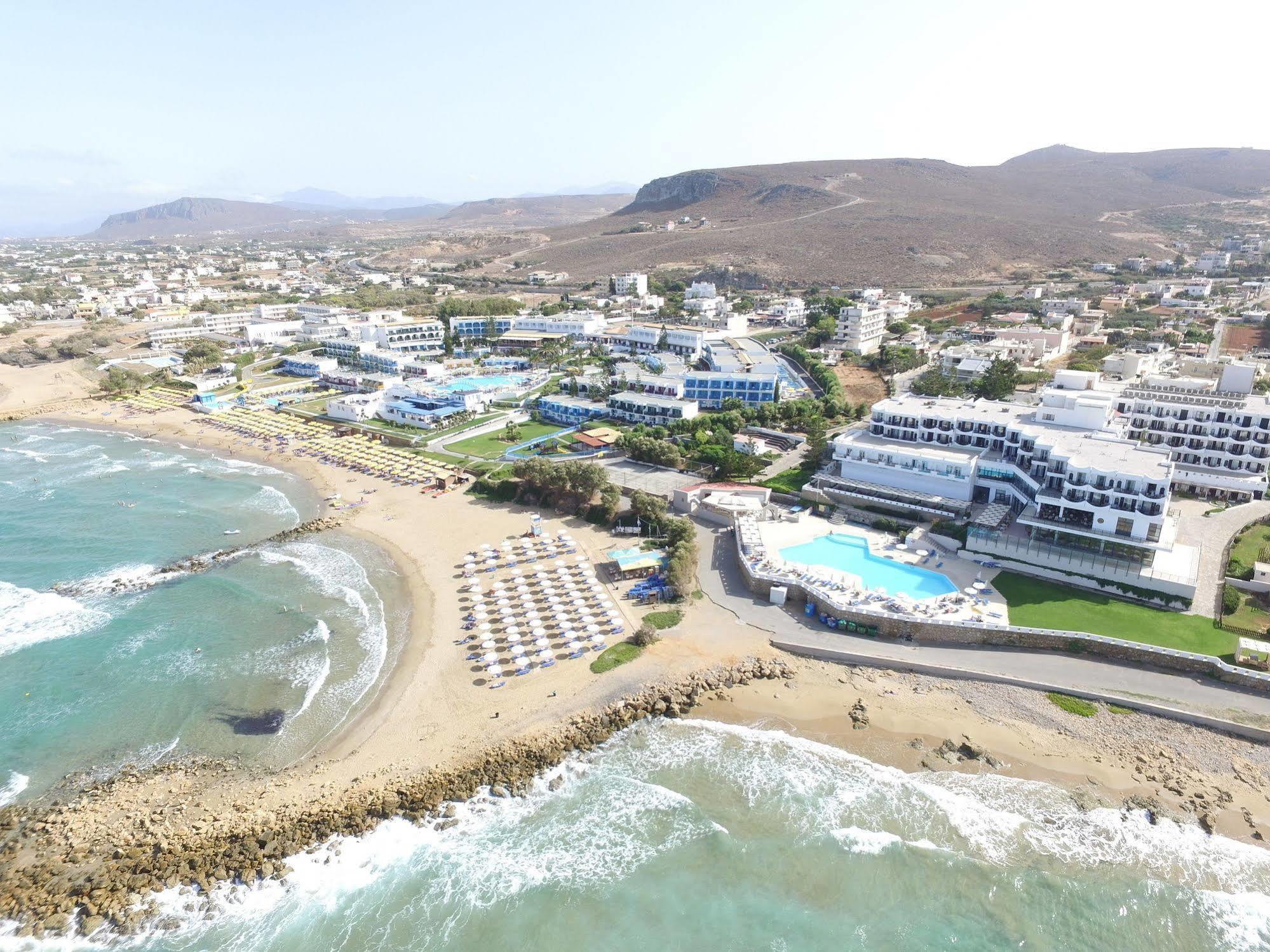 Ideal Hotel Kokkini Hani Bagian luar foto